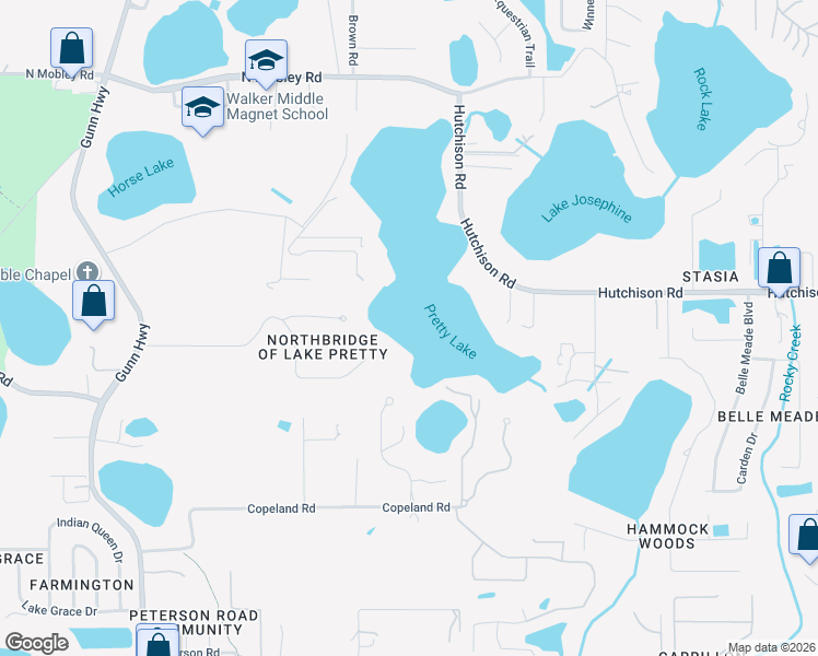 map of restaurants, bars, coffee shops, grocery stores, and more near 9901 Menander Wood Court in Odessa