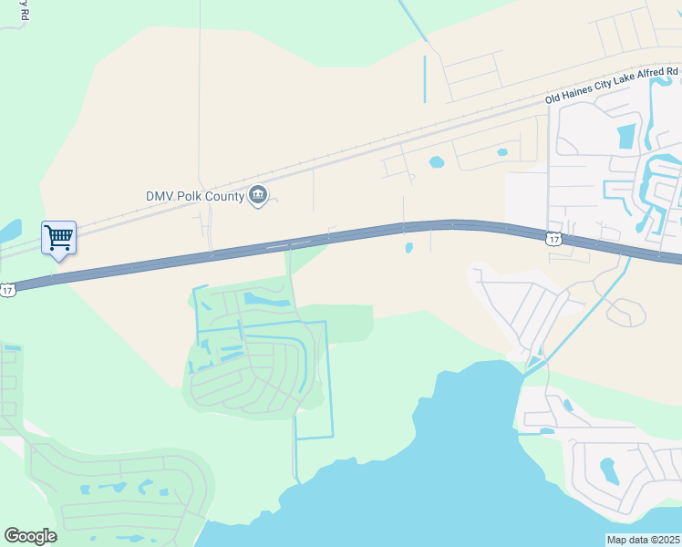 map of restaurants, bars, coffee shops, grocery stores, and more near 4609 U.S. 17 in Haines City