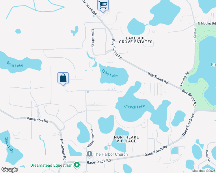 map of restaurants, bars, coffee shops, grocery stores, and more near 16318 McGlamery Road in Odessa