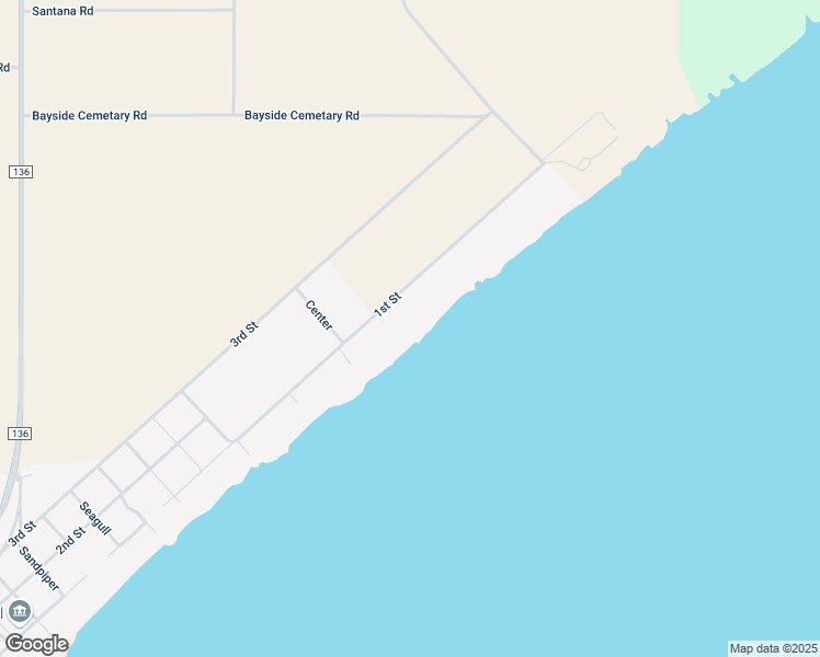 map of restaurants, bars, coffee shops, grocery stores, and more near 2209 Strand Drive in Bayside