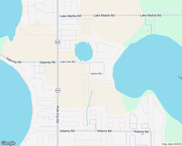 map of restaurants, bars, coffee shops, grocery stores, and more near 460 Jeans Road in Auburndale
