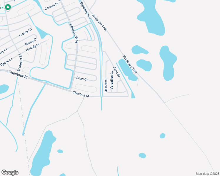 map of restaurants, bars, coffee shops, grocery stores, and more near 717 Versailles Lane in Kissimmee