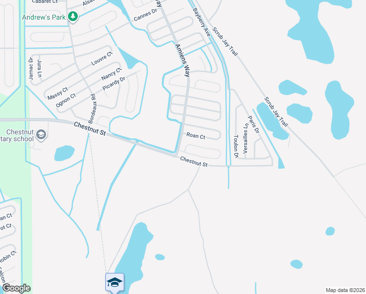 map of restaurants, bars, coffee shops, grocery stores, and more near 1105 Saint Tropez Court in Kissimmee