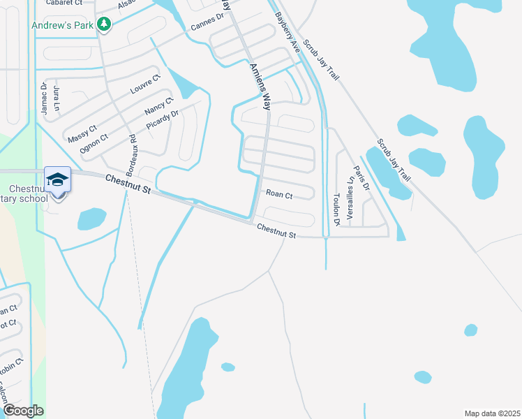 map of restaurants, bars, coffee shops, grocery stores, and more near 1105 Saint Tropez Court in Kissimmee