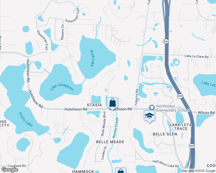 map of restaurants, bars, coffee shops, grocery stores, and more near 16429 Offenhaur Road in Odessa
