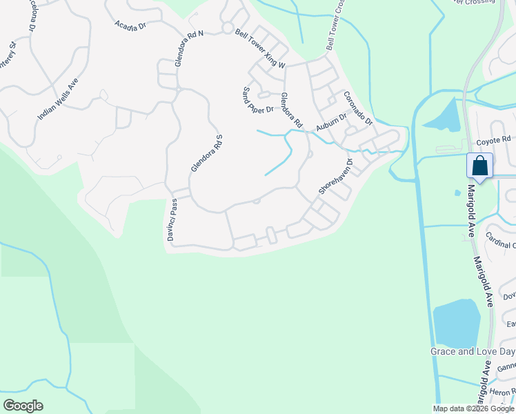 map of restaurants, bars, coffee shops, grocery stores, and more near 813 Glendora Road in Kissimmee