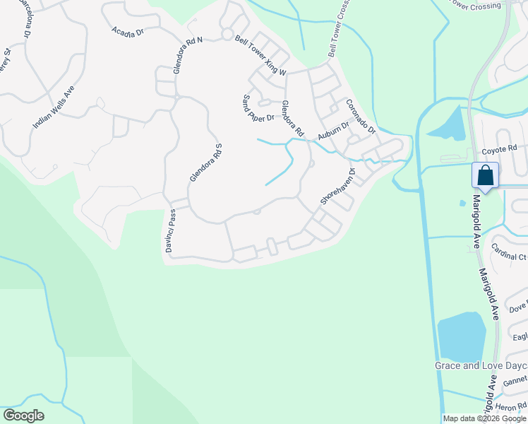 map of restaurants, bars, coffee shops, grocery stores, and more near 813 Glendora Road in Kissimmee