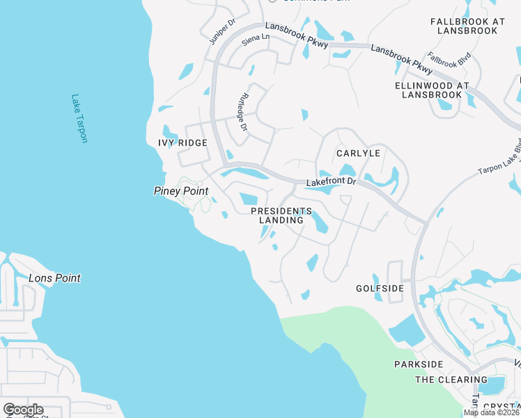 map of restaurants, bars, coffee shops, grocery stores, and more near 3762 Executive Drive in Palm Harbor