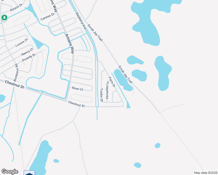 map of restaurants, bars, coffee shops, grocery stores, and more near 717 Versailles Lane in Kissimmee