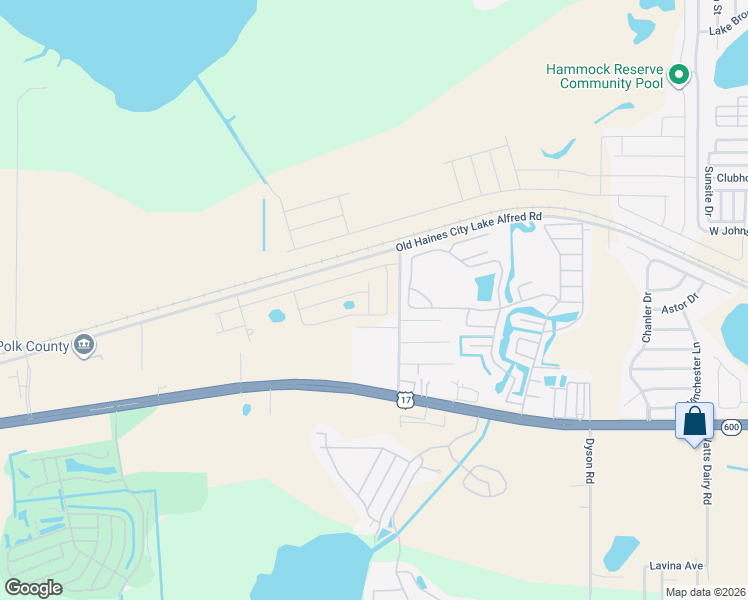 map of restaurants, bars, coffee shops, grocery stores, and more near 2096-2098 Fletcher Trailer Park Road in Haines City