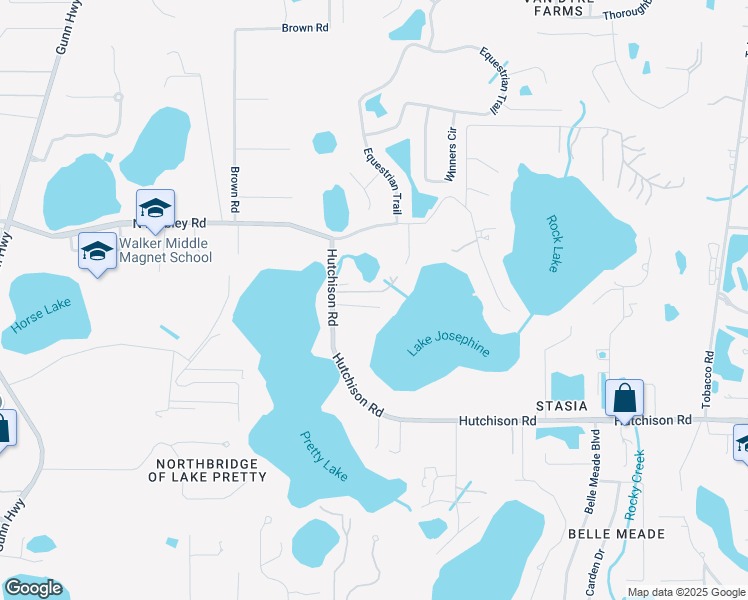 map of restaurants, bars, coffee shops, grocery stores, and more near 7508 Lake Josephine Lane in Odessa