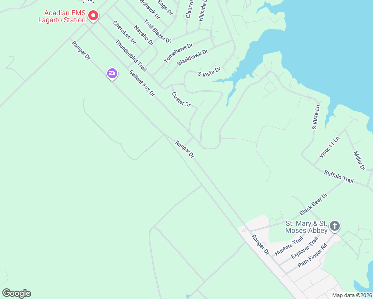 map of restaurants, bars, coffee shops, grocery stores, and more near 511 Ranger Drive in Sandia