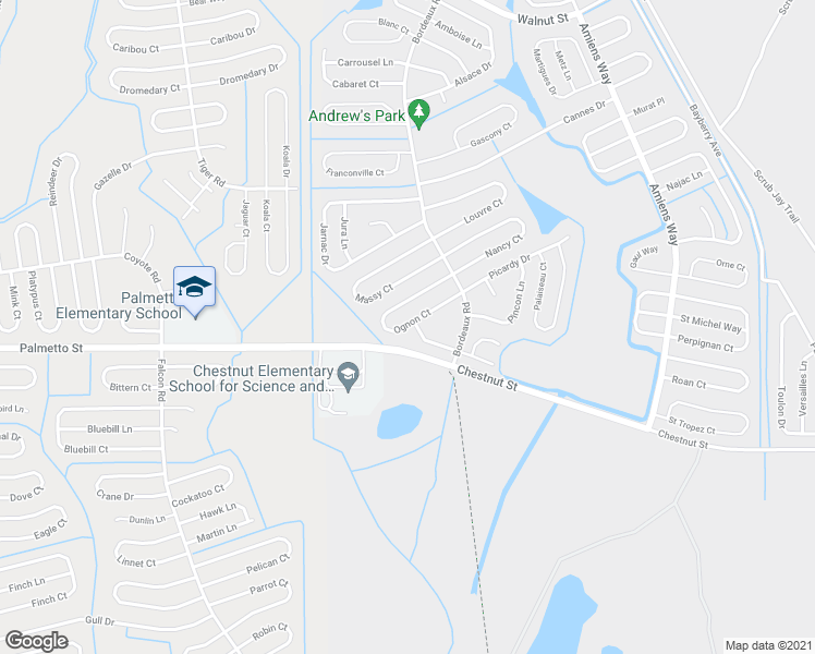 map of restaurants, bars, coffee shops, grocery stores, and more near 822 Ognon Court in Kissimmee
