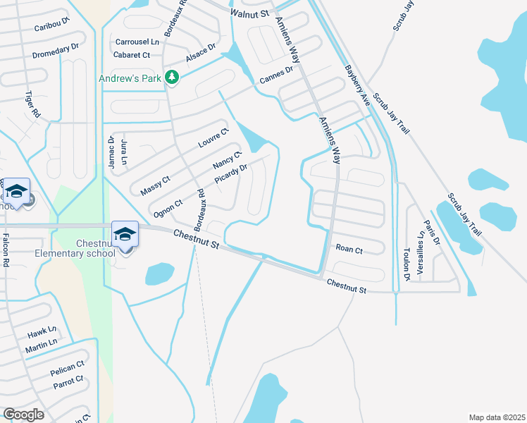 map of restaurants, bars, coffee shops, grocery stores, and more near 720 Palaiseau Court in Kissimmee