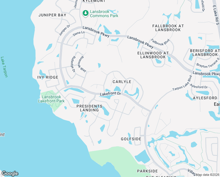 map of restaurants, bars, coffee shops, grocery stores, and more near 4300 Hythe Court in Palm Harbor