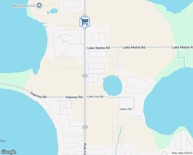 map of restaurants, bars, coffee shops, grocery stores, and more near 510 Valentina Lane in Auburndale