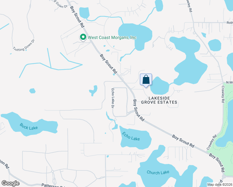 map of restaurants, bars, coffee shops, grocery stores, and more near 10613 Echo Lake Drive in Odessa