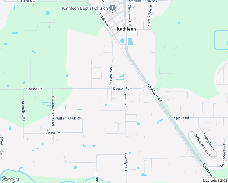 map of restaurants, bars, coffee shops, grocery stores, and more near 3816 Deeson Road in Lakeland