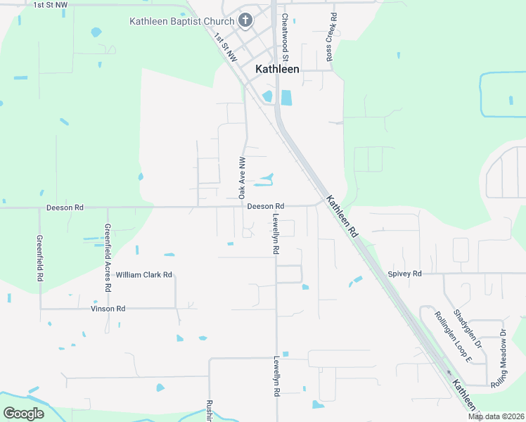 map of restaurants, bars, coffee shops, grocery stores, and more near 3816 Deeson Road in Lakeland