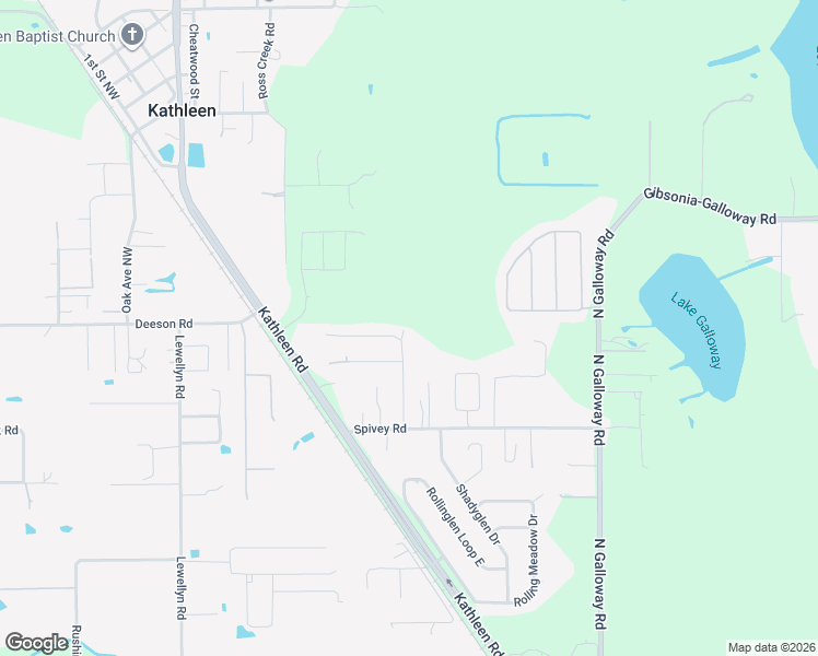 map of restaurants, bars, coffee shops, grocery stores, and more near 5449 Morgan Road in Lakeland