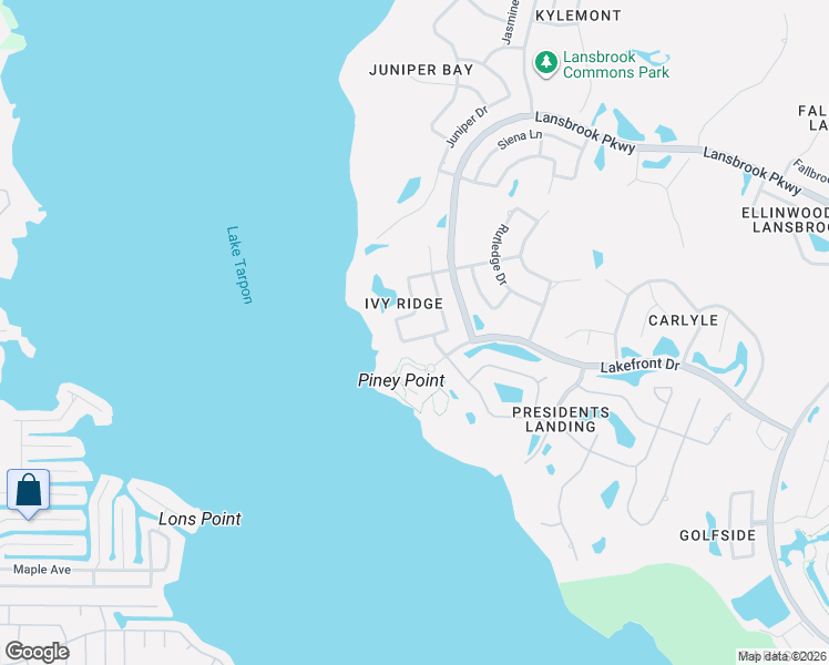 map of restaurants, bars, coffee shops, grocery stores, and more near 3553 Florian Terrace in Palm Harbor