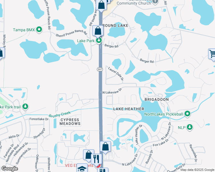 map of restaurants, bars, coffee shops, grocery stores, and more near 3278 Laurel Dale Drive in Tampa