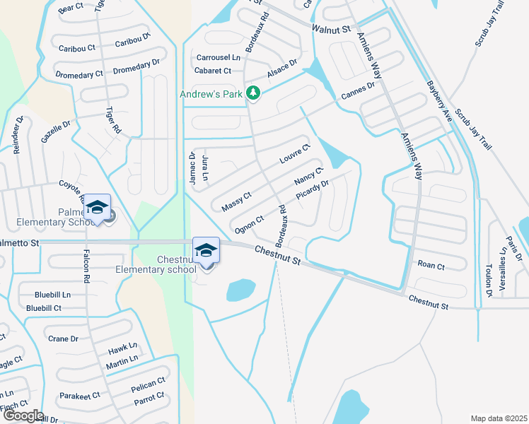 map of restaurants, bars, coffee shops, grocery stores, and more near 852 Ognon Court in Kissimmee