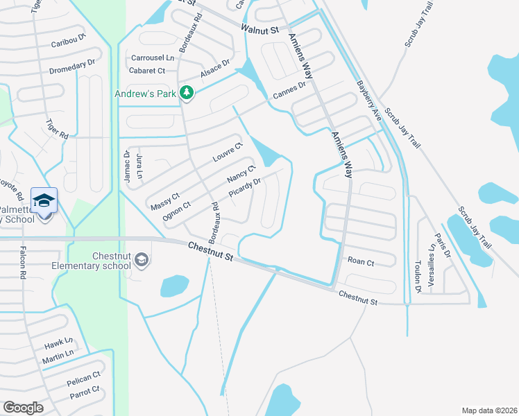 map of restaurants, bars, coffee shops, grocery stores, and more near 720 Palaiseau Court in Kissimmee