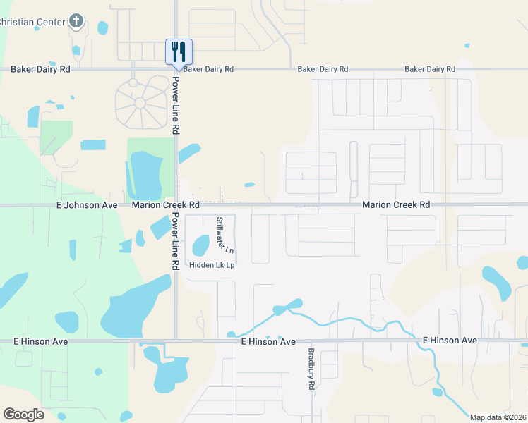 map of restaurants, bars, coffee shops, grocery stores, and more near 4444 East Johnson Avenue in Haines City