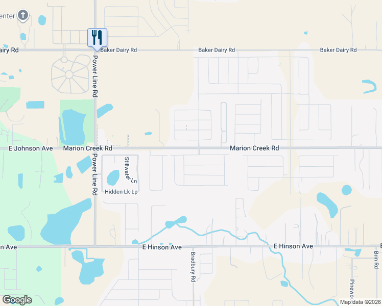 map of restaurants, bars, coffee shops, grocery stores, and more near 4868 East Johnson Avenue in Haines City