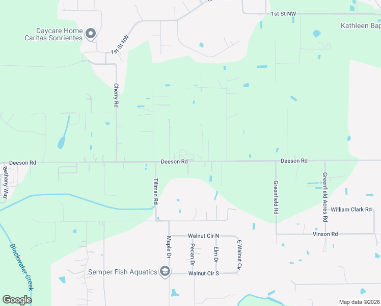 map of restaurants, bars, coffee shops, grocery stores, and more near 5533 Christine Road in Lakeland