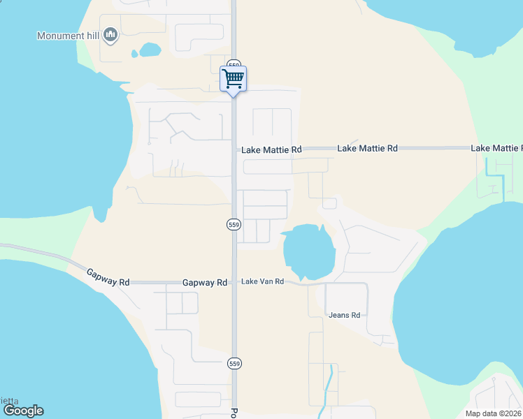 map of restaurants, bars, coffee shops, grocery stores, and more near 331 San Mauro Drive in Auburndale