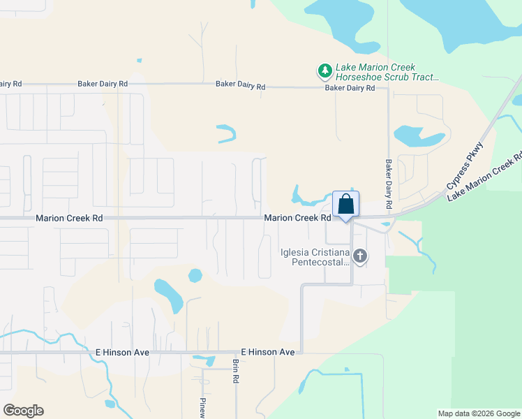 map of restaurants, bars, coffee shops, grocery stores, and more near 502 Peak Drive in Haines City