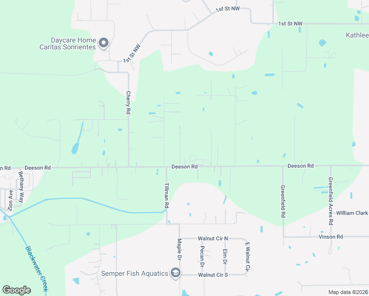 map of restaurants, bars, coffee shops, grocery stores, and more near 5533 Christine Road in Lakeland