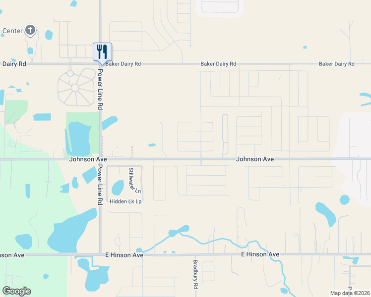 map of restaurants, bars, coffee shops, grocery stores, and more near 4510 East Johnson Avenue in Haines City