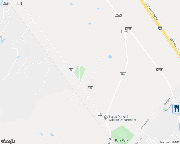 map of restaurants, bars, coffee shops, grocery stores, and more near 9915 County Road 629 in Mathis