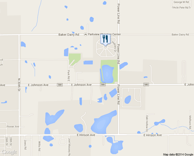 map of restaurants, bars, coffee shops, grocery stores, and more near 3898 East Johnson Avenue in Haines City