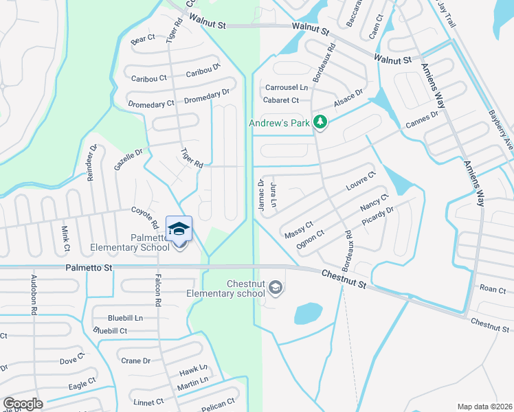 map of restaurants, bars, coffee shops, grocery stores, and more near 855 Jarnac Drive in Kissimmee