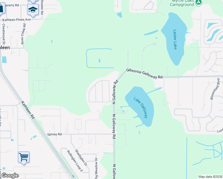 map of restaurants, bars, coffee shops, grocery stores, and more near 3284 Hawks Ridge Drive in Lakeland