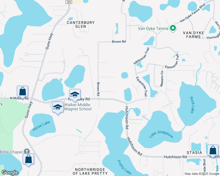map of restaurants, bars, coffee shops, grocery stores, and more near 7707 Kenia Meadows Lane in Odessa