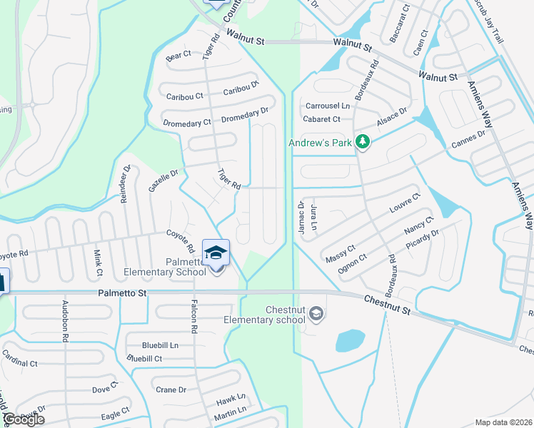 map of restaurants, bars, coffee shops, grocery stores, and more near 613 Koala Court in Kissimmee
