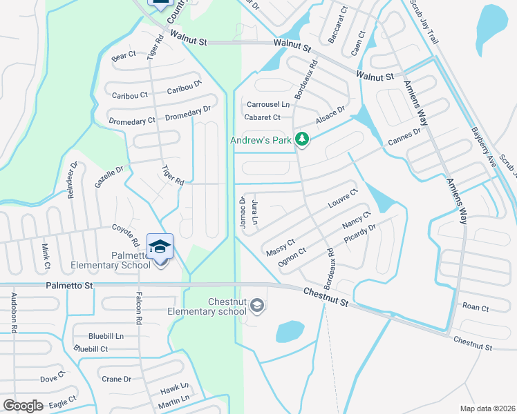 map of restaurants, bars, coffee shops, grocery stores, and more near 607 Jura Lane in Kissimmee