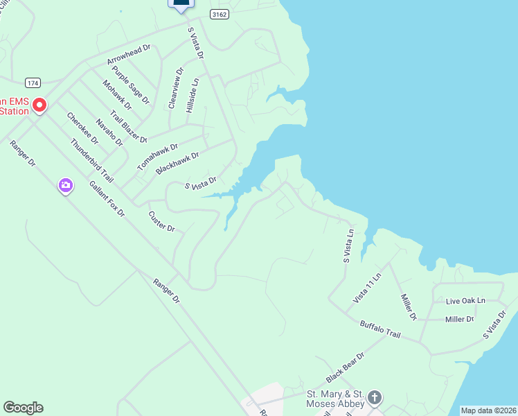 map of restaurants, bars, coffee shops, grocery stores, and more near 633 South Vista Drive in Sandia