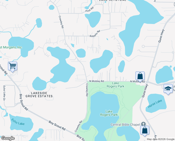 map of restaurants, bars, coffee shops, grocery stores, and more near 16921 Crawley Rd in Odessa