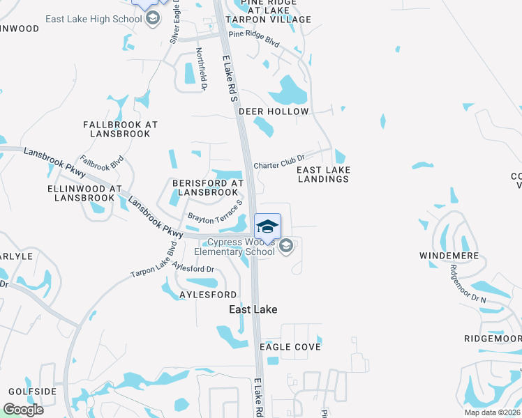 map of restaurants, bars, coffee shops, grocery stores, and more near 4550 Serenity Trail in Palm Harbor