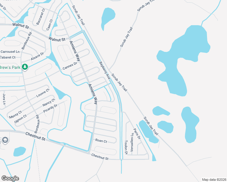 map of restaurants, bars, coffee shops, grocery stores, and more near 1144 Normandy Drive in Kissimmee