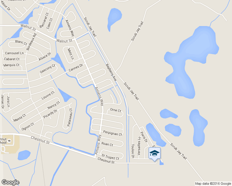 map of restaurants, bars, coffee shops, grocery stores, and more near 1134 Normandy Drive in Kissimmee