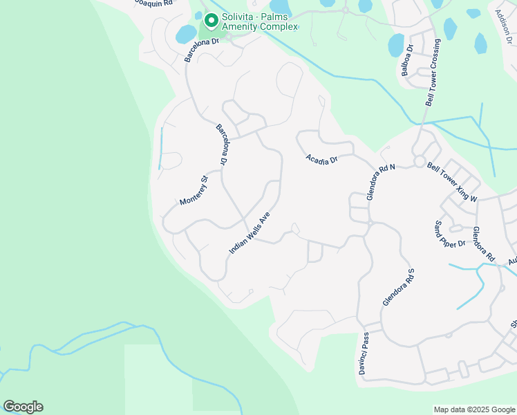 map of restaurants, bars, coffee shops, grocery stores, and more near 165 Monterey Street in Kissimmee