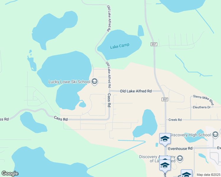 map of restaurants, bars, coffee shops, grocery stores, and more near 1004 Old Lake Alfred Road in Lake Alfred