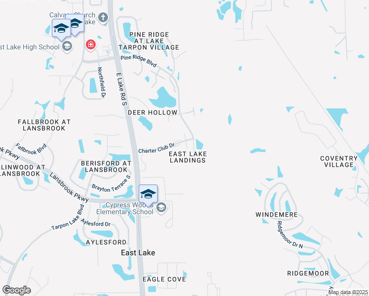 map of restaurants, bars, coffee shops, grocery stores, and more near 1681 Starling Drive in Tarpon Springs
